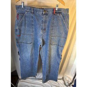 VTG WearFirst Jeans Men Baggy Wide Leg Skater Street Wear Size 40x30 Jnco Style